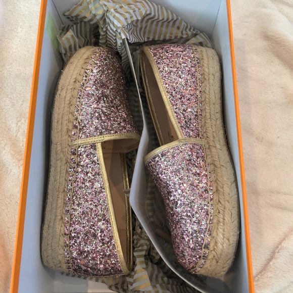 Kate Spade Rose Gold Linda Too Espadrilles NEW - Picture 6 of 6